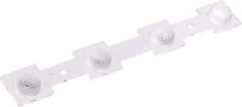 LEDIL LED lens; rectangular; transparent; 50°
