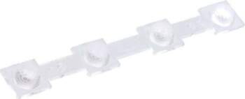 LEDIL LED lens; rectangular; transparent; 50°