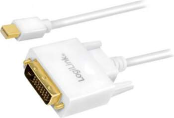 LOGILINK Cable; DVI-D (24+1) plug,mini