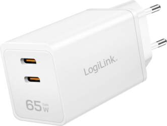 LOGILINK Dual USB socket adapter 65W