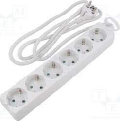 LOGILINK Plug socket strip: supply; Sockets: