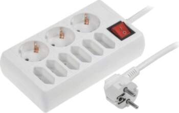 LOGILINK Plug socket strip: supply; Sockets: