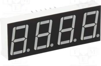 LUCKY LIGHT Display: LED; 7-segment; 14