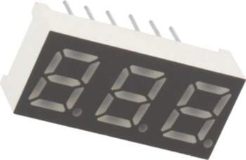 LUCKY LIGHT Display: LED; 7-segment; 7mm