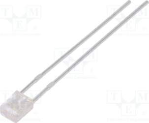 LUCKY LIGHT LED; blue; rectangular; 3