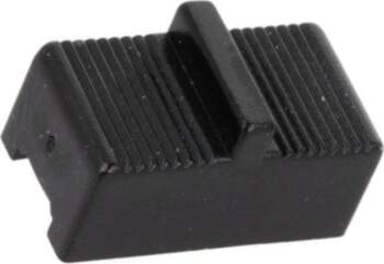 MENTOR Button; rectangular; black | 1849