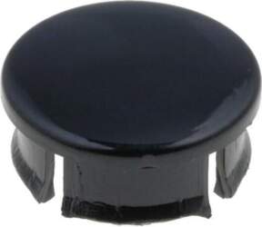 MENTOR Cap; black; Mounting: push-in; plastic
