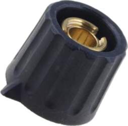 MENTOR Knob; with pointer; plastic; Øshaft: