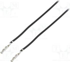 MOLEX Cable with crimped terminals; black