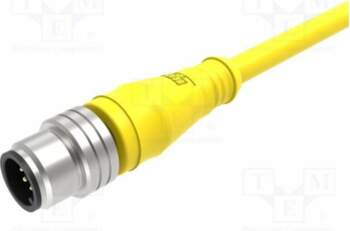 MOLEX Connector: M12; socket; male; A