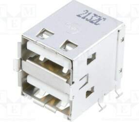 MOLEX Connector: USB A; socket; female