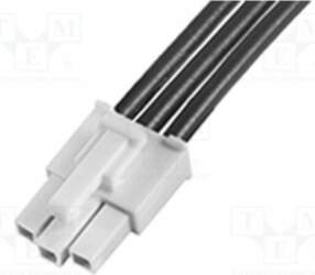MOLEX Socket; female; PIN: 3; Inom: