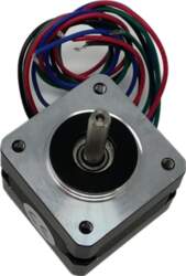 Motor: stepper; 7.4VDC; Shaft: D