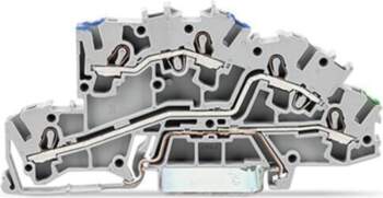 Multilevel installation terminal block, with operating