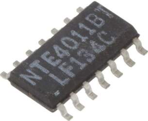 NTE ELECTRONICS IC: digital; NAND; Ch: