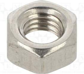 Nut; hexagonal; M5; Thread: metric; A2