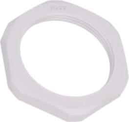 Nut; PG29; polyamide; Thk: 7mm; Spanner: