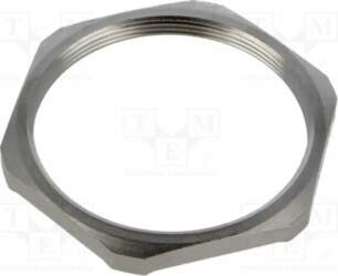 Nut; with earthing; M63; brass; 70mm