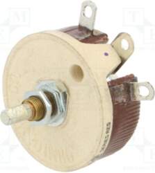OHMITE Potentiometer: shaft; 12Ω; single turn
