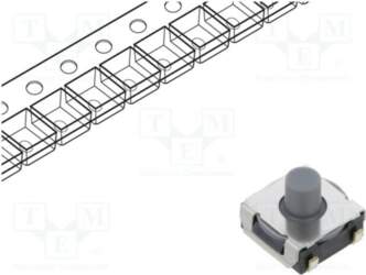 OMRON Electronic Components Microswitch TACT; SPST-NO