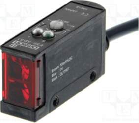OMRON Sensor: photoelectric; Range: 100mm; NPN