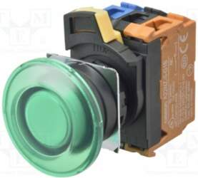 OMRON Switch: push-button; 22mm; Stabl.pos: