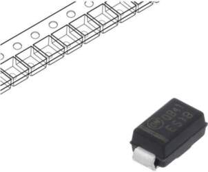 ONSEMI Diode: rectifying; SMD; 100V; 1A