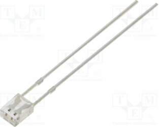 OPTOSUPPLY LED; orange; rectangular; 2x3x4mm; bipolar