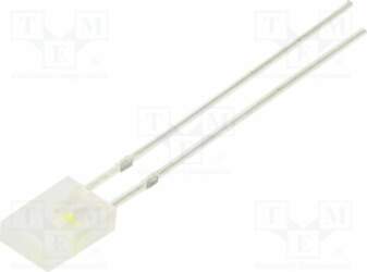 OPTOSUPPLY LED; white,red; rectangular; 2x5x7mm