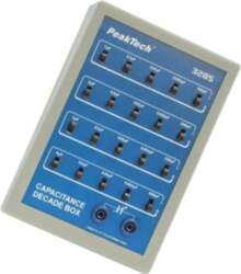 PEAKTECH Decade box: capacitance; 100pF÷11111nF; Number