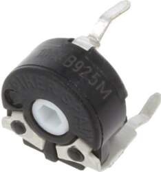 PIHER Potentiometer: mounting; 100kΩ; single turn