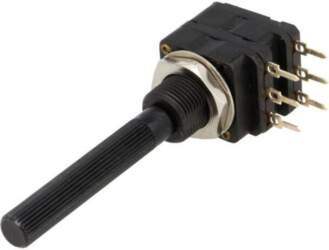 PIHER Potentiometer: shaft; 4.7kΩ; single