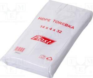 Plastic bag; L: 320mm; Width: 140mm
