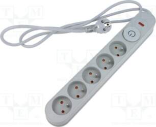 PLASTROL Plug socket strip: protective; Sockets: