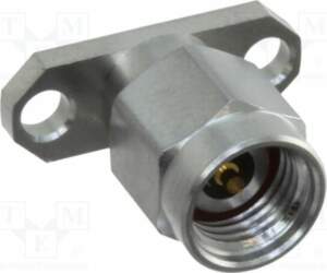 Plug; compression; threaded joint; straight; gold-plated