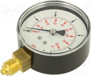 PNEUMAT Manometer; 0÷6bar; bottom connection; Thread: