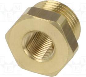 PNEUMAT Thread adapter; brass; Int.thread: