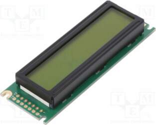 POWERTIP Display: LCD; alphanumeric; STN Positive