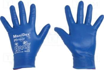 Protective gloves; Size: 7; blue; MaxiDex®