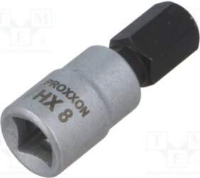 PROXXON Socket: hex key-bit; HEX 8mm