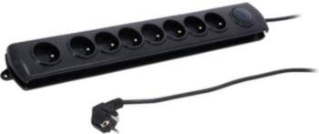 QOLTEC Plug socket strip: protective; Sockets: