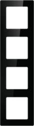 Quadruple frame socket Avatto N-TS10-Frame-B4 (black)