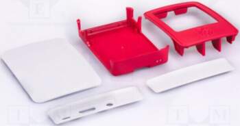 RASPBERRY PI Case; white,red; Enclos