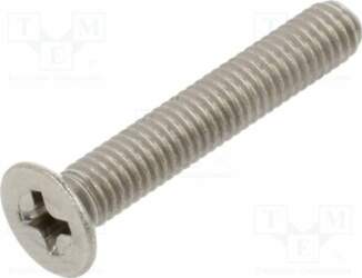 RECA Screw; M4; M4x25; Head: countersunk