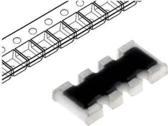ROYAL OHM Resistor network: Y; 82Ω