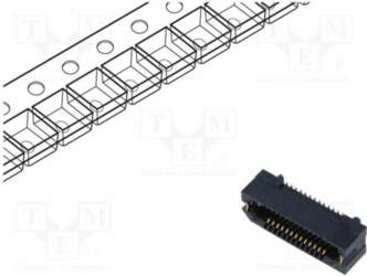 SAMTEC Connector: PCB to PCB; socket