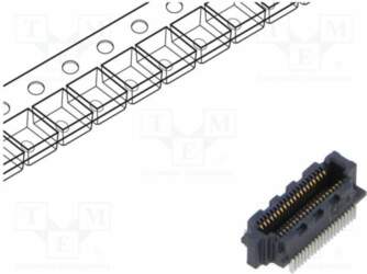 SAMTEC Connector: PCB to PCB; socket