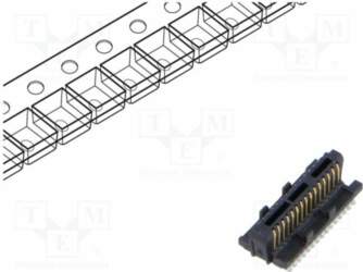 SAMTEC Connector: PCB to PCB; socket