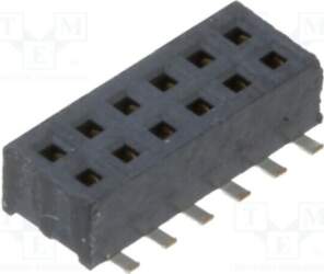 SAMTEC Connector: pin strips; socket; female