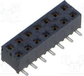 SAMTEC Connector: pin strips; socket; female